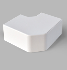 Поворот на 90град для  РКК-80х60(белый) ПВР-80х60 (упак. 4 шт)